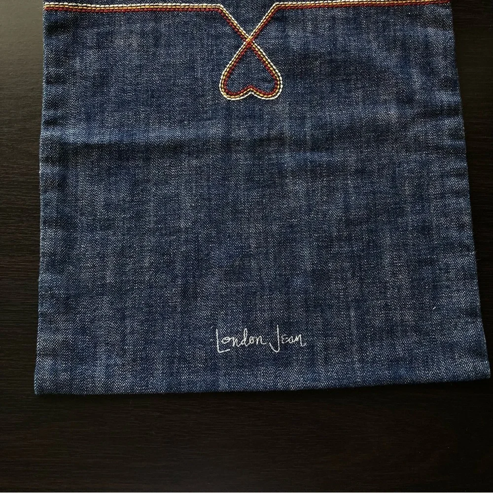 NWOT London Jean Denim Shoulder Tote Bag 12”x13”